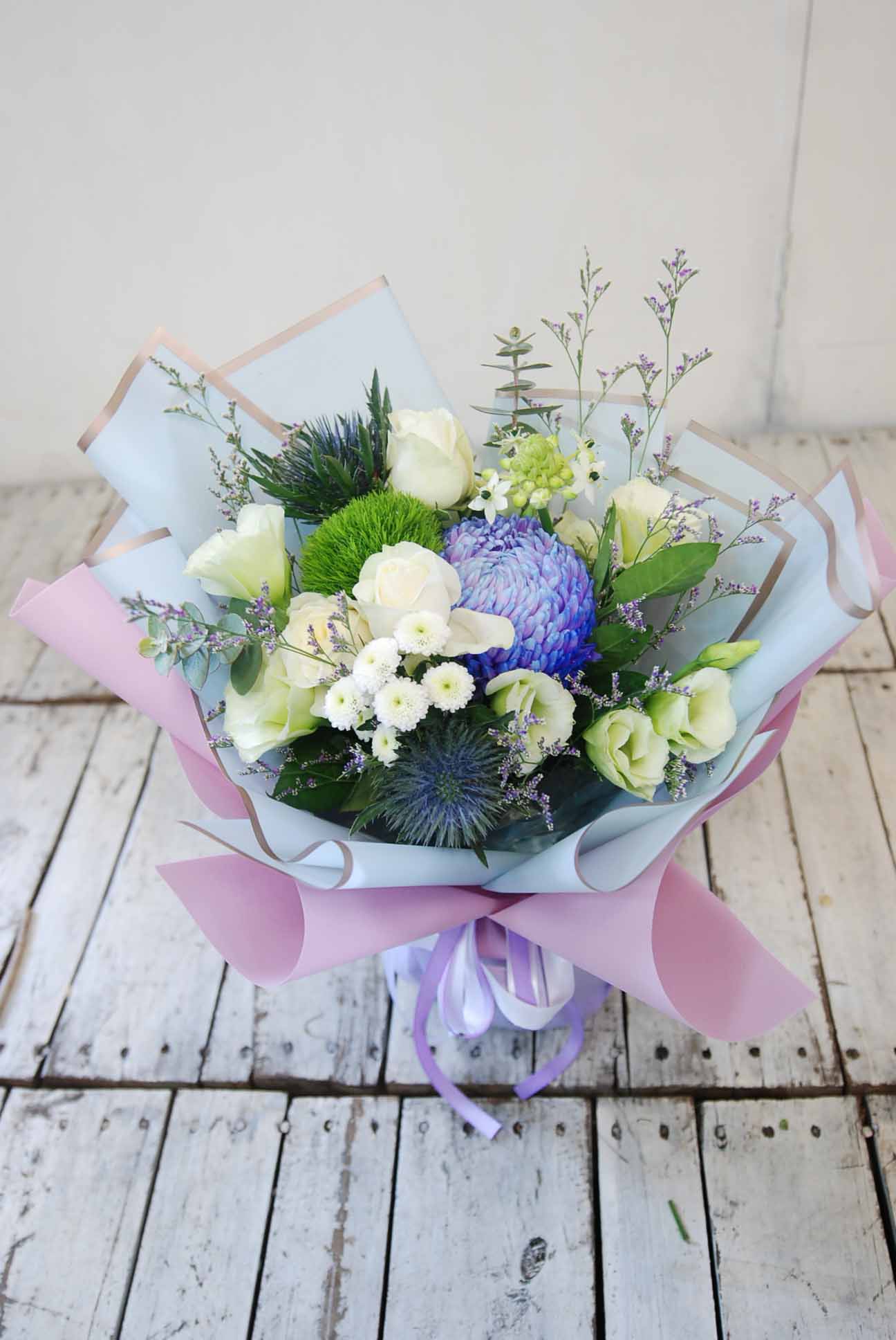 富貴牡丹菊花束chinese Mum Bouquet 花幻想
