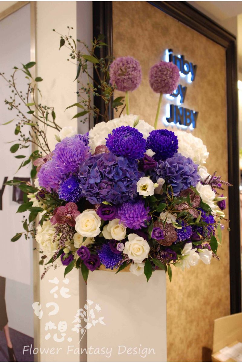 繁盛繡球花架