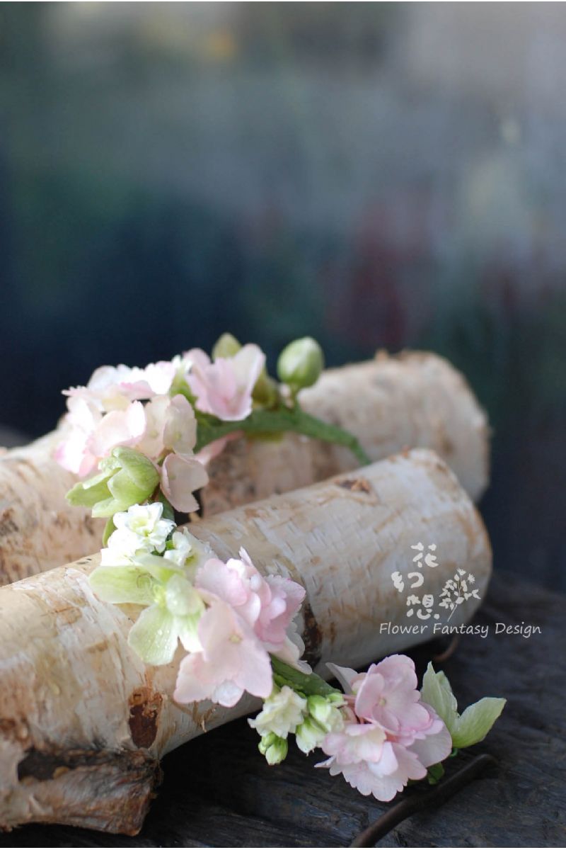 鮮花頭飾與手腕花