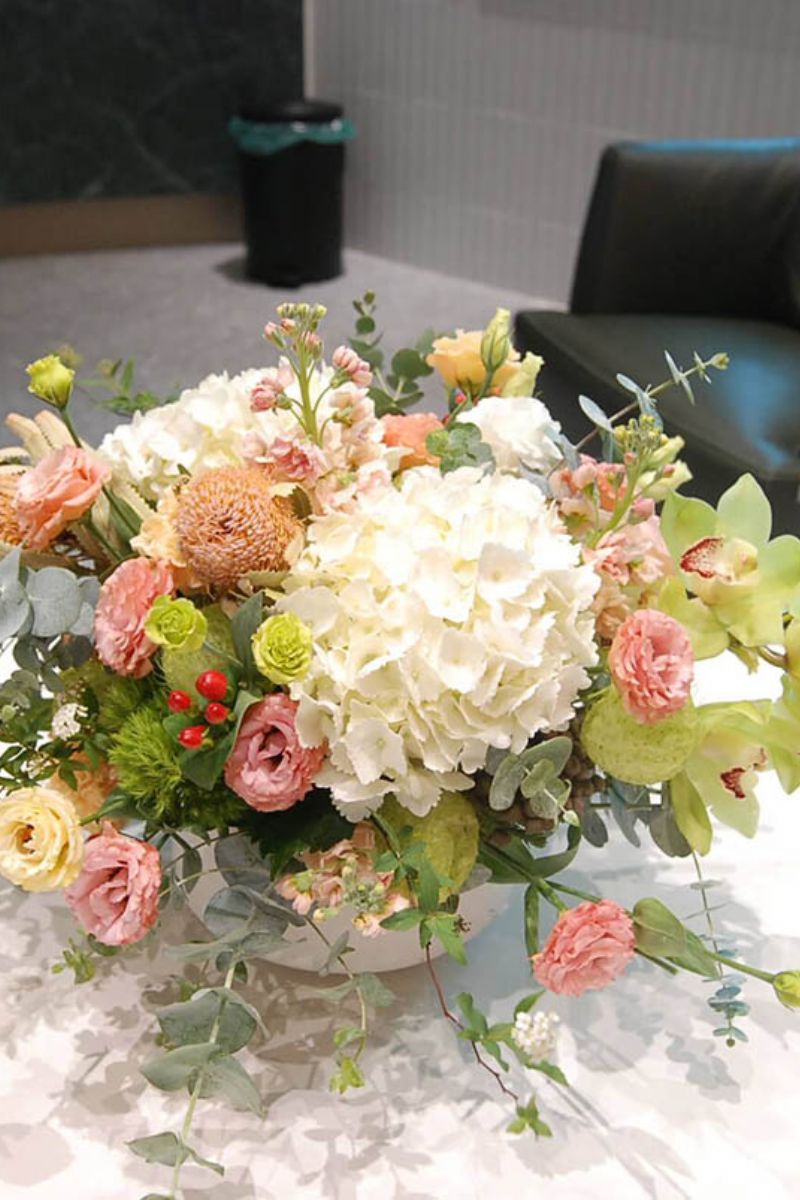橙色系歡欣盆花Delivering Luxury