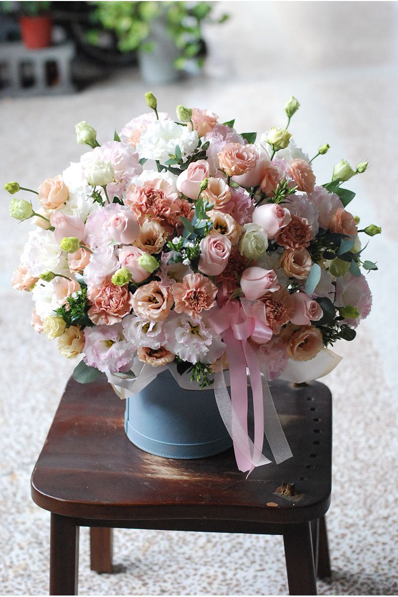 橙色系歡欣盆花Delivering Luxury