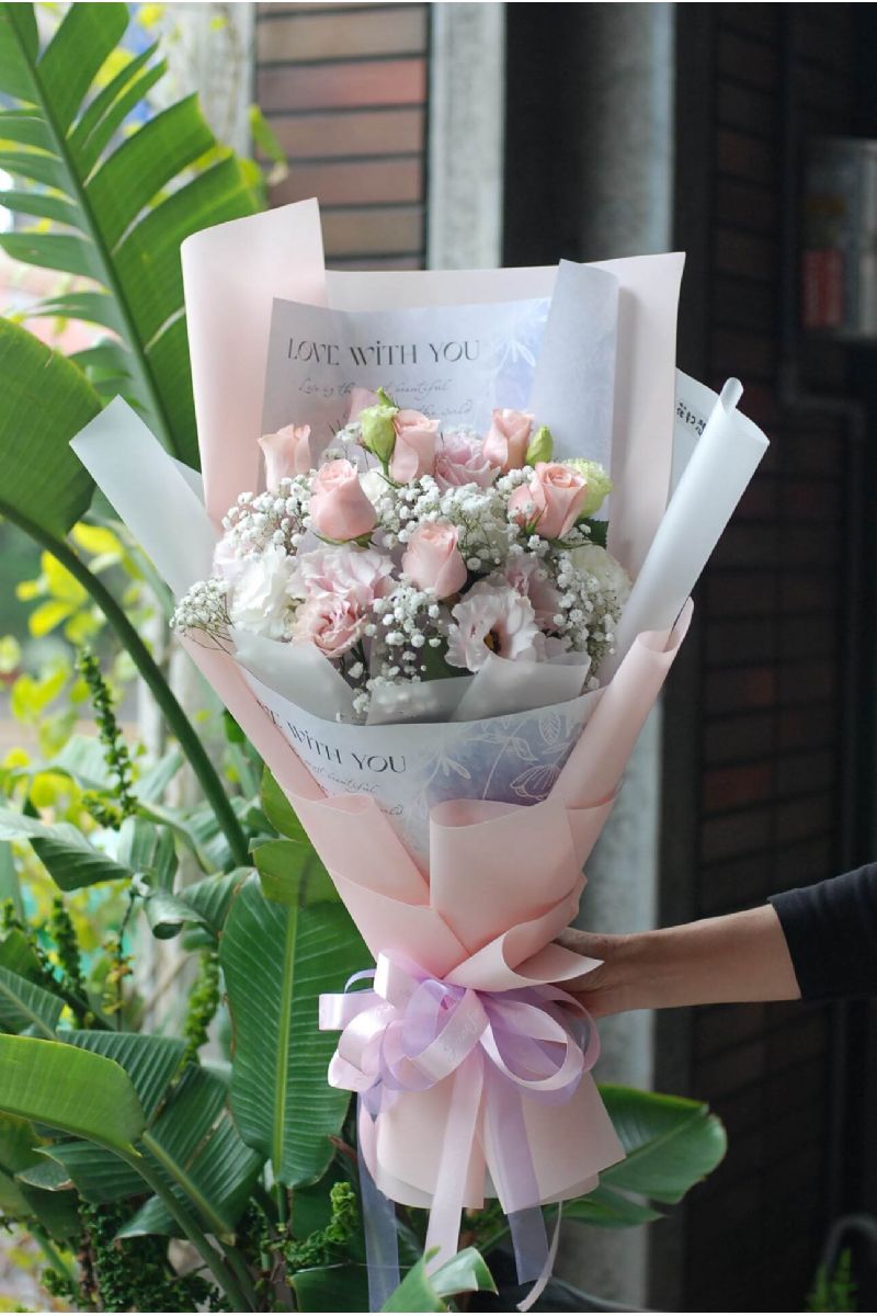 漾粉玫瑰Pink Rose Bouquet