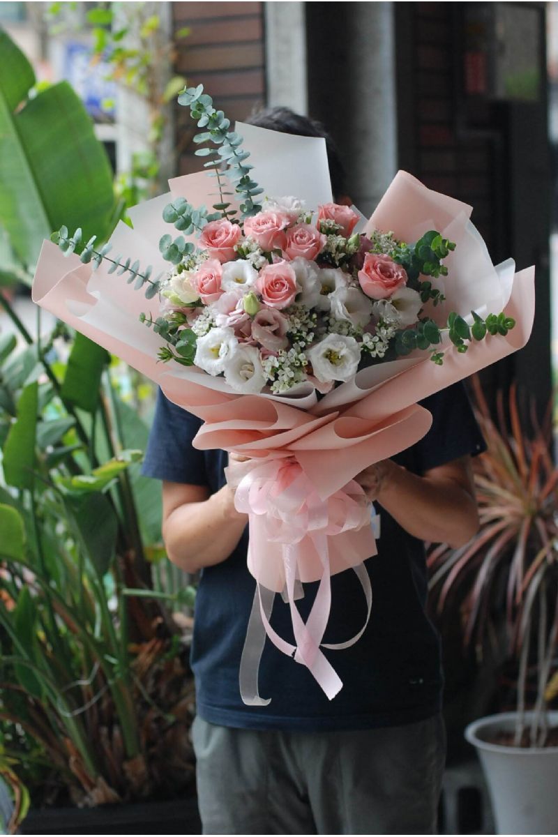 漾粉玫瑰Pink Rose Bouquet
