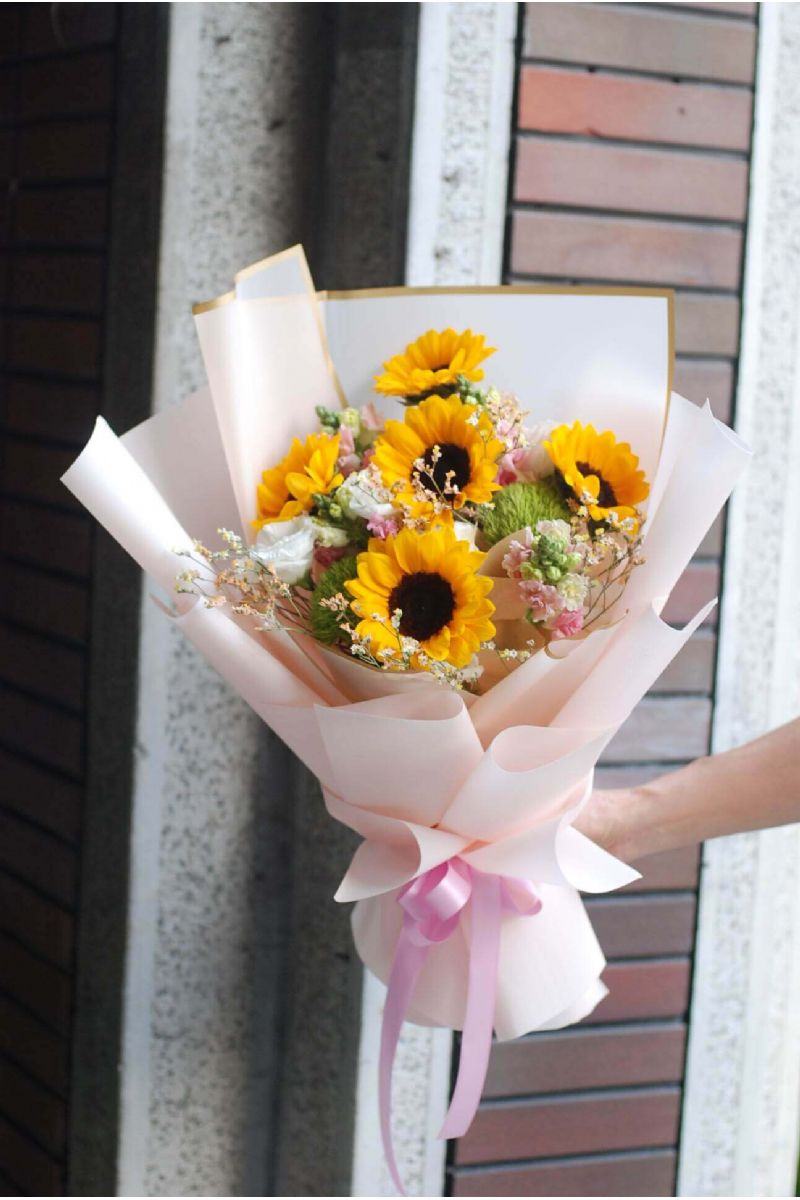 畢業向日葵花束