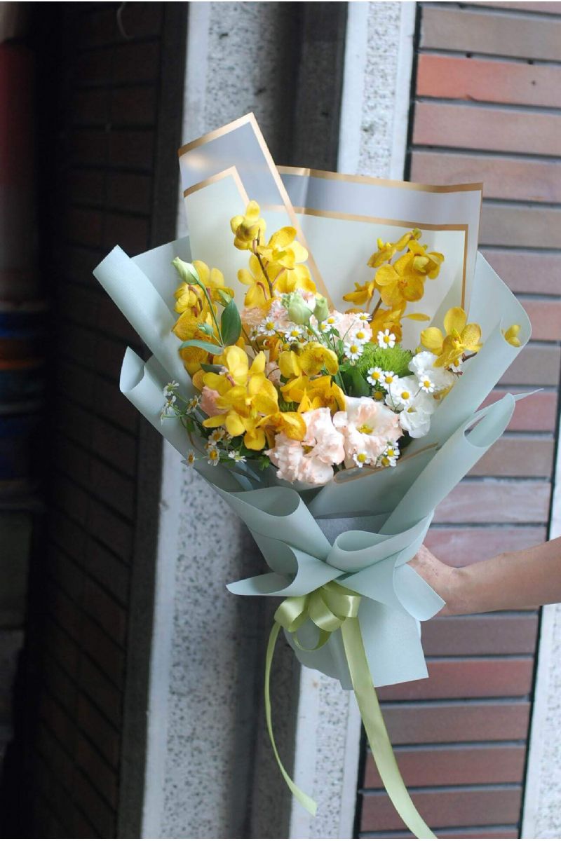 畢業蘭科花束
