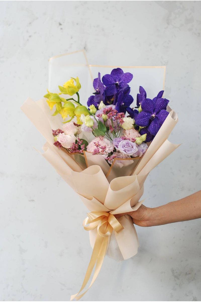 畢業蘭科花束
