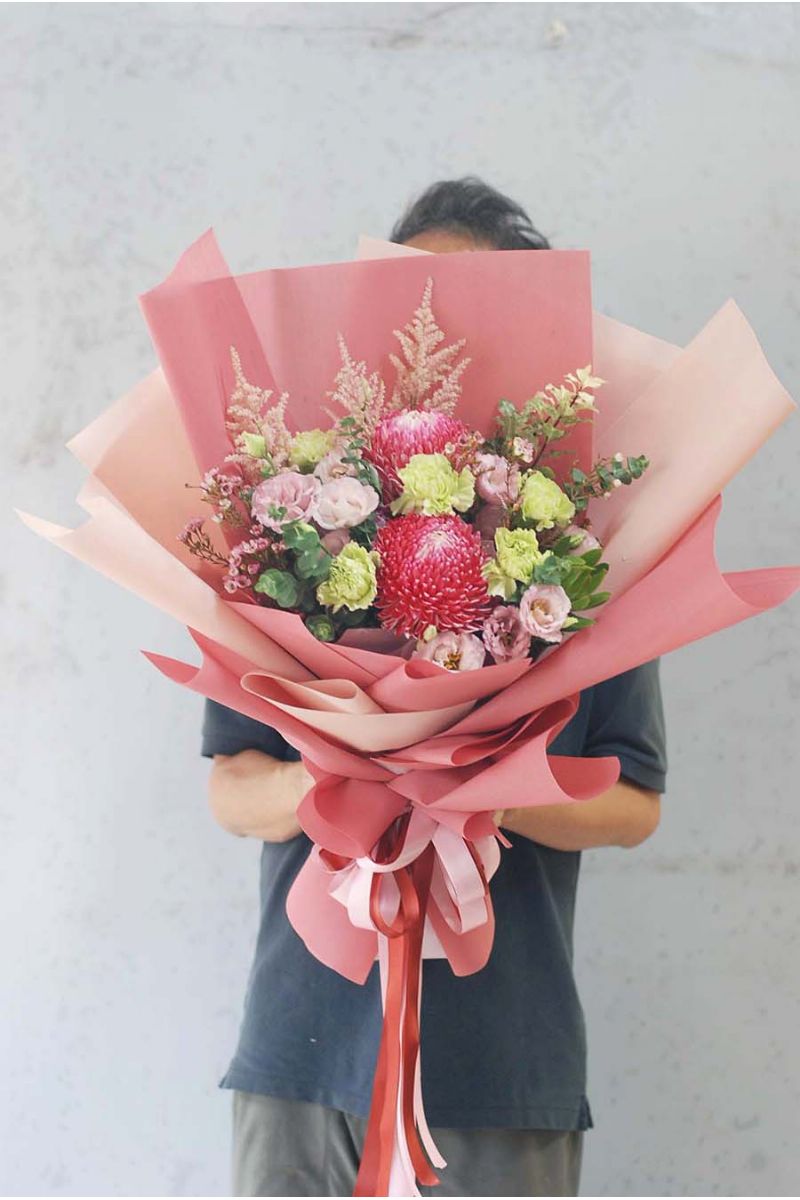 富貴牡丹菊花束Chinese Mum Bouquet