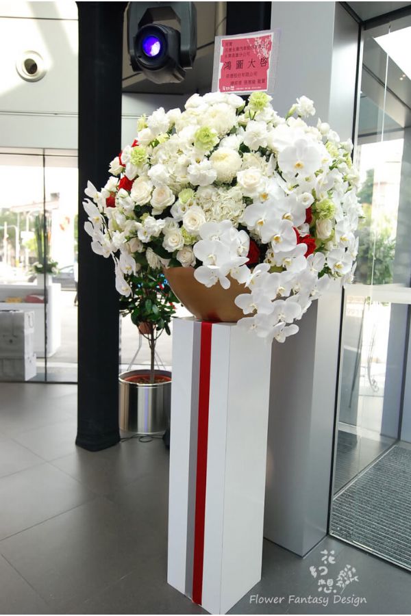 豪華繁盛花柱