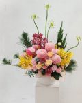 粉色系盆花Pink arrangements