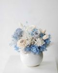 優雅白瓷永生桌花Preserved Flower Arrangement