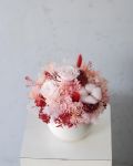 優雅白瓷永生桌花Preserved Flower Arrangement