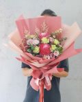 富貴牡丹菊花束Chinese Mum Bouquet